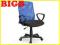 Obrotowy fotel biurowy ALEX niebieski BIGBDom