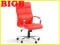 Obrotowy fotel biurowy TEKSAS czerwony BIGBDom