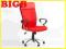 Obrotowy fotel biurowy KANSAS czerwony BIGBDom