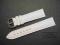 ELEGANCKI BIAŁY SKÓRZANY PASEK DO ZEGARKA 20mm