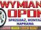 WYMIANA OPON baner 2,5m/1m banery WULKANIZACJA