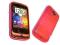 Etui GEL różowy HTC Wildfire + folia wymiar