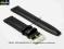 PASEK DO ZEGARKA 20 mm DILOY 777.20.1 CZARNY