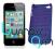 STRONG Case Etui Iphone 4 + Folia niebieski