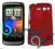 SOLID Case Etui HTC Desire S /G12 czerwone