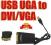 Multi-Display-Adapter USB-VGA/USB-DVI