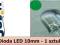 Dioda LED 10mm ZIELONA 19000 mcd - SUPER MOCNA!!
