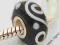 SZKLANY KORALIK MODULOWY CZARNY CHARM nr356