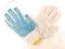 RĘKAWICE ROBOCZE NAKRAPIANE NIEBIESKIE ROZ.XL  CE