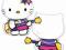 Balon foliowy duzy - 70 cm Hello Kitty Urodziny