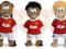 Oficjalna maskotka Manchester United Bear League 3