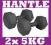 HANTLE HANTELKI WINYLOWE 2x 5 KG SPOKEY - NA LATA!