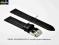pasek do zegarka 18 mm DILOY SL1F.18.1 CZARNY