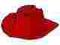 3629 Red Minifig, Headgear Cowboy Hat