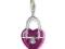 Zawieszka Charms - Torebka fioletowa 01/051