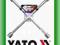 YATO YT-0800 Klucz krzyżakowy do kół 17x19x21x22