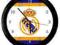 Zegar ścienny REAL MADRYT Prezent Piłka Nożna