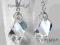 Kolczyki ** Swarovski ** CUBIST Moonlight WALENTY
