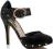 HIT BUTY GWIAZD HIGH 12cm PUMP BLACK ENGLAND 38