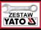 ZESTAW kluczy płasko-oczkowych 8-19mm YATO