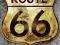 Route 66 (Golden sign) - plakat 40x50cm