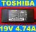 a TOSHIBA oryginalny A300 A100 L10 19V 4.74A fv gw
