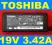 a TOSHIBA ORYGINAL 19V 3.42A Satellite fv gwr wwa