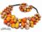 KoralArt naszyjnik bransoletka ~ słoneczny sad ~