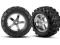 4973R: Traxxas Tires/Wheels T-Maxx 3.3 (2)
