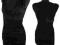 012 Nowa kobieca sukienka tunika mała czarna