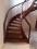 schody drewniane gięte zabiegowe samonośne