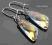 SWAROVSKI WING CRYSTAL AB 23MM KOLCZYKI SREBRO NEW
