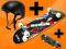 DESKOROLKA + KASK - 4 wzory + fingerboard GRATIS