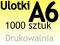 ULOTKI A6 dwustronne 1000 szt PEWNE TERMINY !!!