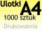 ULOTKI A4 1000 szt SKŁADANE do A5 - dwustronne !!!