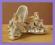 Unikat porcelanowe pantofelki dla kolekcjonera bcm