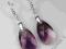 SWAROVSKI KOLCZYKI AMETHYST BLEND SVAROWSKI