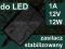 ZASILACZ do zarowka LED 230V 12V 12W 1A gw24M wys0