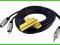 Kabel DIGITAL MRS JACK 3,5 - 2xRCA GOLD 1,5 m