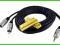 Kabel DIGITAL JACK 3,5 - 2xRCA GOLD 15 m