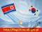 Flaga Korei Północnej 11x6cm flagi Korea Płn.