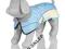 PŁASZCZYK DLA PSA AVALLON S 40cm BŁĘKITNY TX-30243