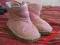RÓŻOWE ŚNIEGOWCE EMU KOZAKI BOTKI FUTERKO ZIMOWE