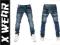 ~~ Męskie Wytarte Denim JEANS ~ 40(54) ~ L13 ~