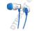 SŁUCHAWKI DOUSZNE MEMOREX EAR BUD CB25 BLUE TIPS