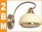 Kinkiet klasyczny ROMA lampa ścienna do salonu 2BM