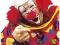 PERUKA ŁYSY CLOWN czerwona  SYLWESTER