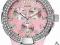 GUESS U11622L1 Zegarek damski rozowy pasek.