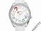 GUESS U11066L1 Zegarek damski - bialy pasek.
