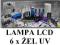 ZESTAW Black Prince LAMPA 36W LCD 6x ŻEL +Ful inne